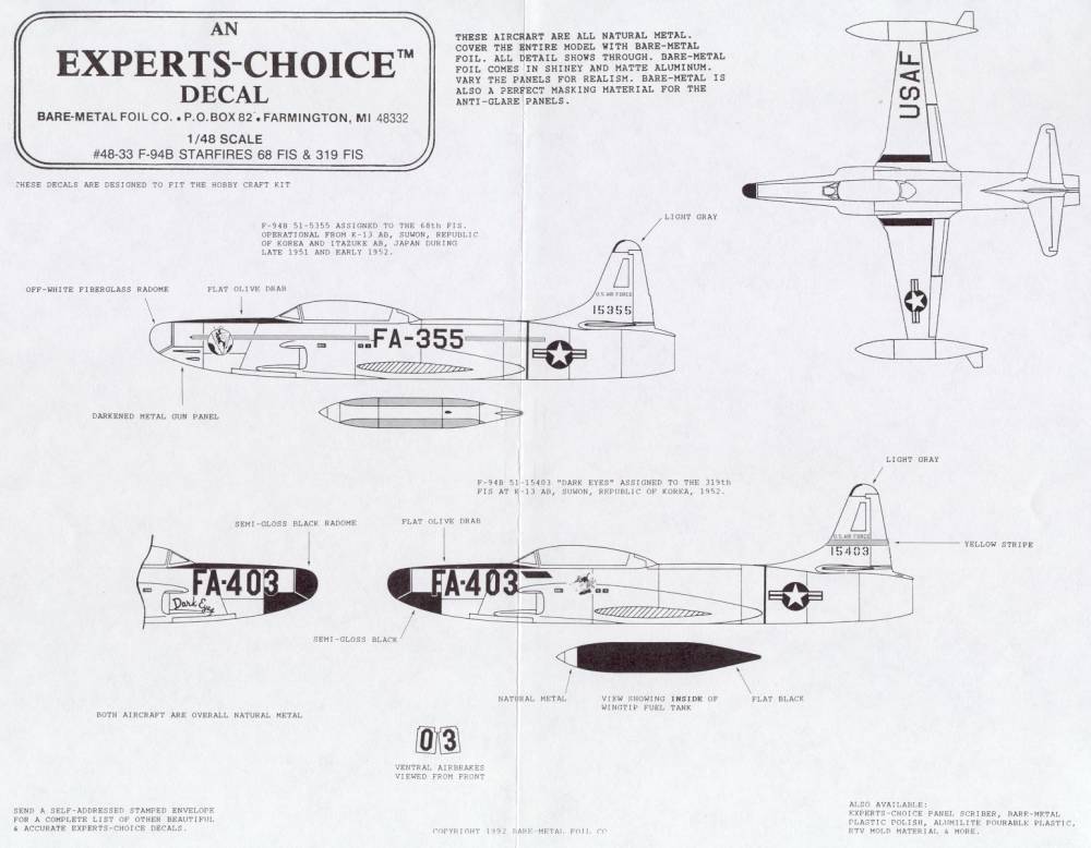 48-33 F-94B STARFIRES #1