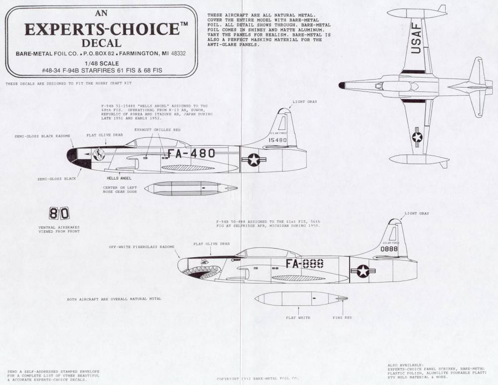 48-34 F-94B STARFIRES #2