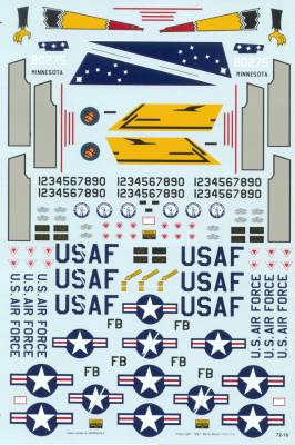 72-10 DECAL F-101B VOO DOO'S