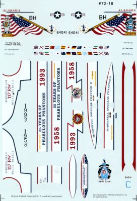 72-18 117th AL ANG. 35th ANNIV. OF 1st FLIGHT OF THE PHANTOM