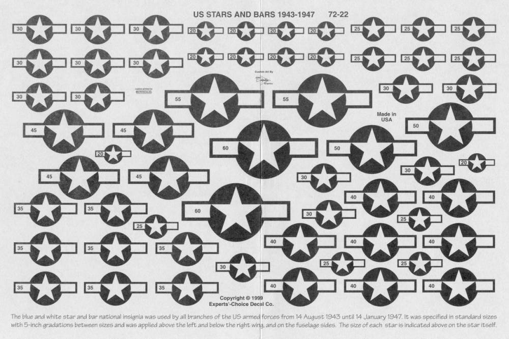 72-22 U S NAT INSIGNIA 1943-47