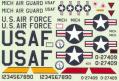 48-2 DECAL F-84F, 191TRG,127 TRG